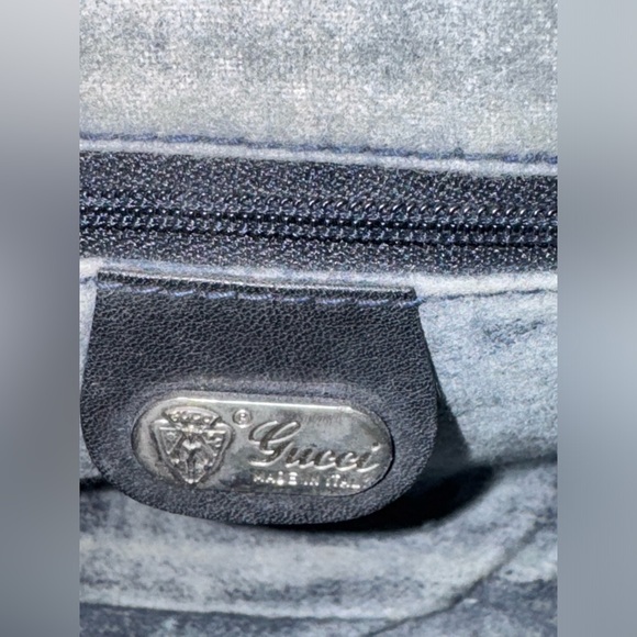 Authentic Vintage GUCCI Micro GG Satchel Shoulder Bag PVC Coated Supreme Canvas - Picture 8 of 9